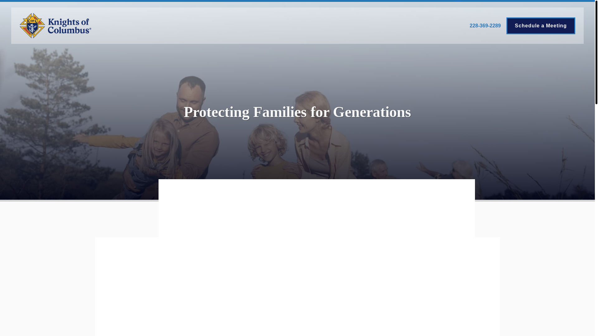 website screenshot of https://kofc-agent-marc-meaut.pages.dev/