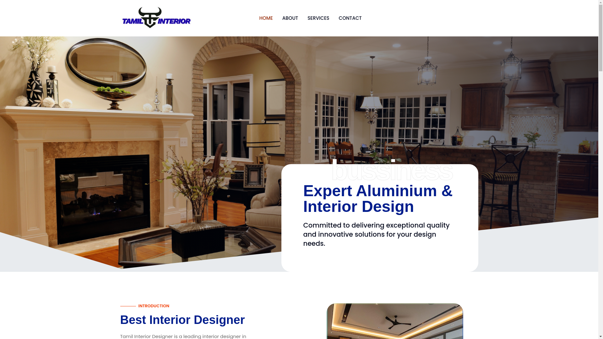 website screenshot of https://tamilaluminiuminterior.in/