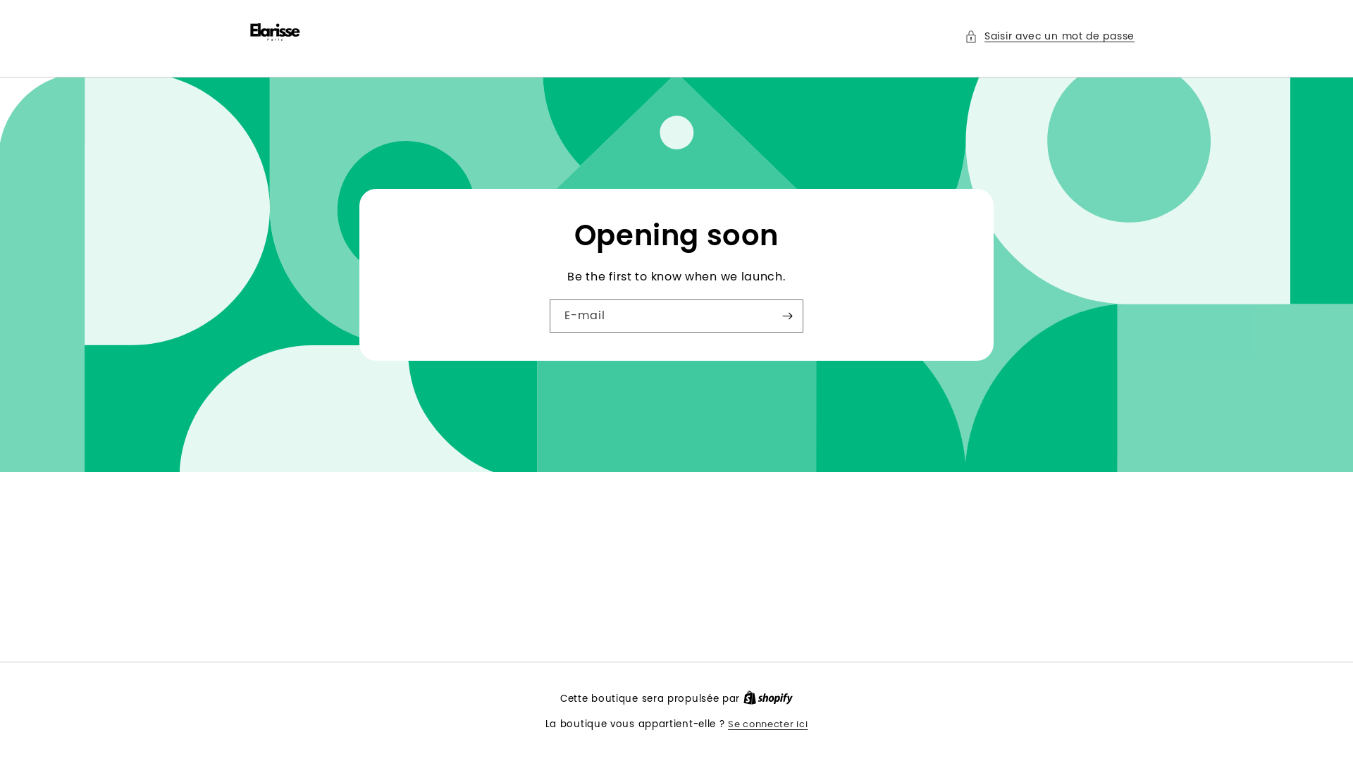 website screenshot of https://elarisse-paris.fr/