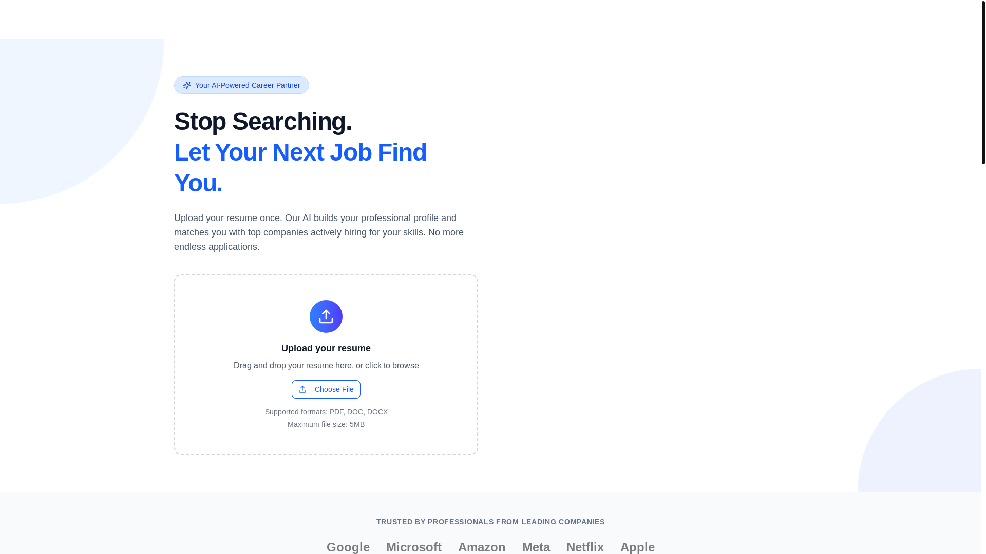 website screenshot of https://jobsynergy-frontend.pages.dev/