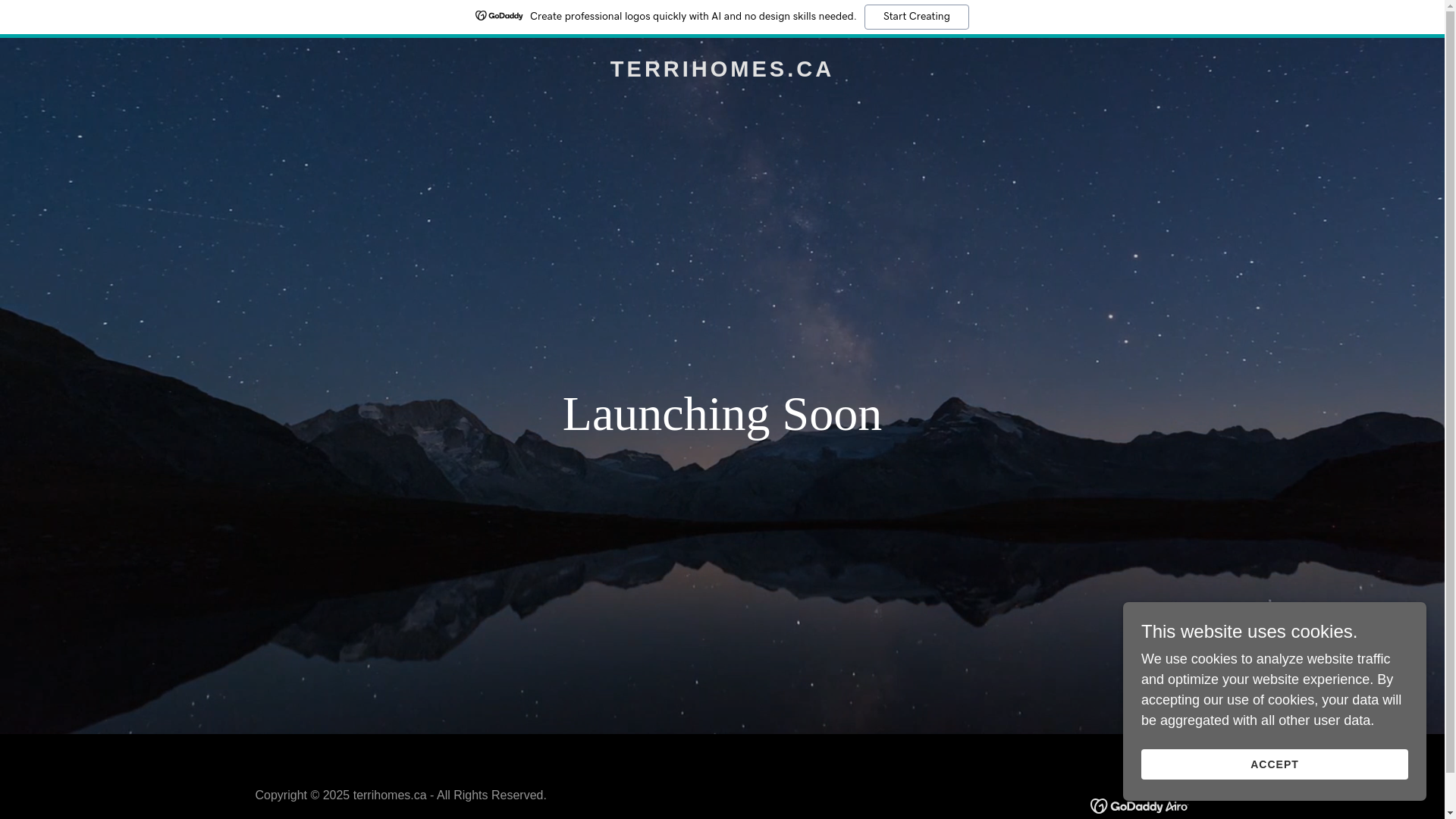 website screenshot of https://terrihomes.ca/