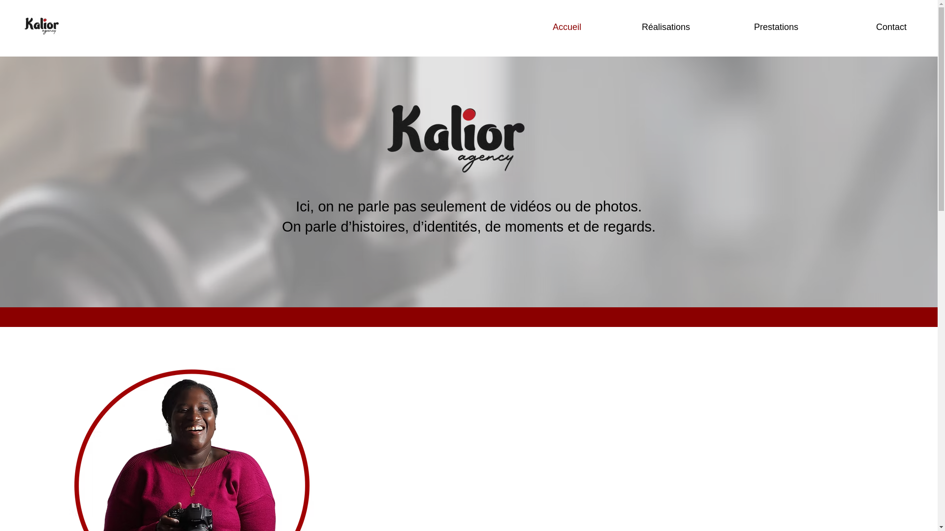website screenshot of https://kalioragency.com/