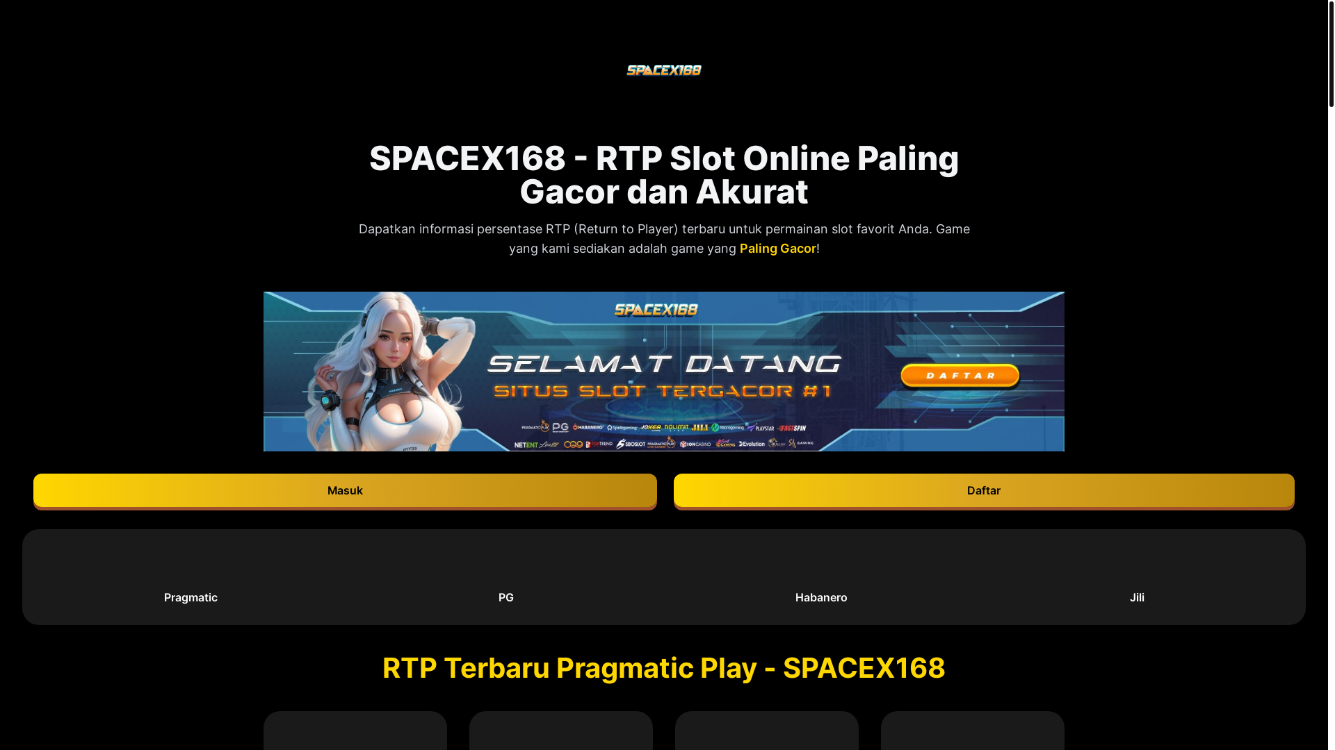 website screenshot of https://rtpspacex168-013.pages.dev/