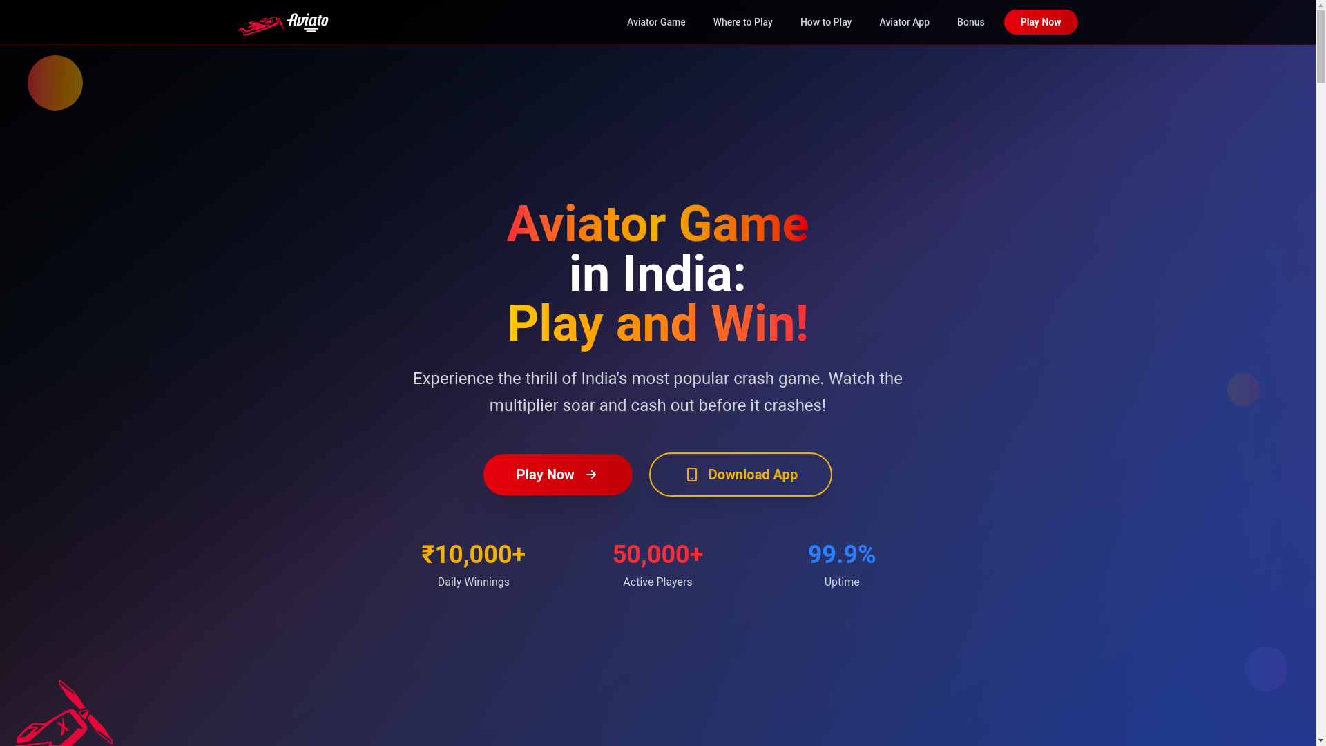 website screenshot of https://aviator21.pages.dev/