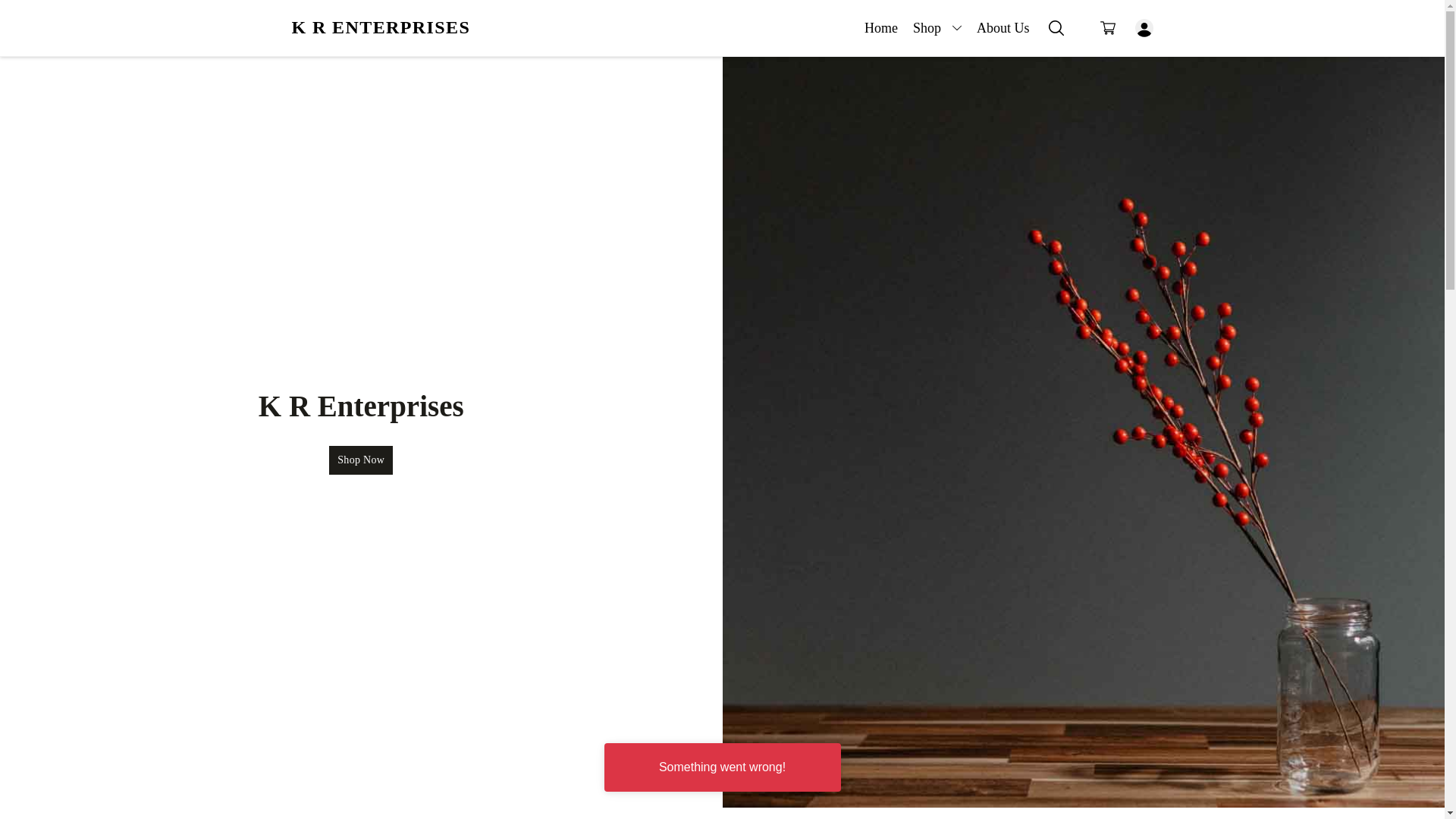 website screenshot of https://krenterprisesofficial.com/