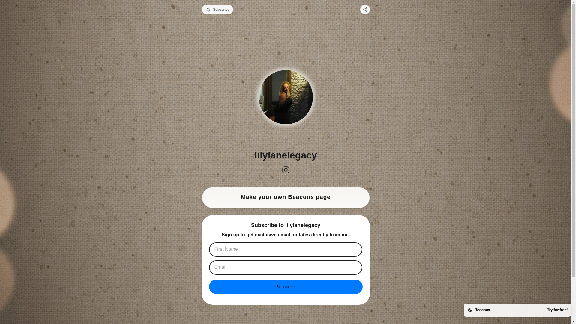 website screenshot of https://lilylanelegacy.com/