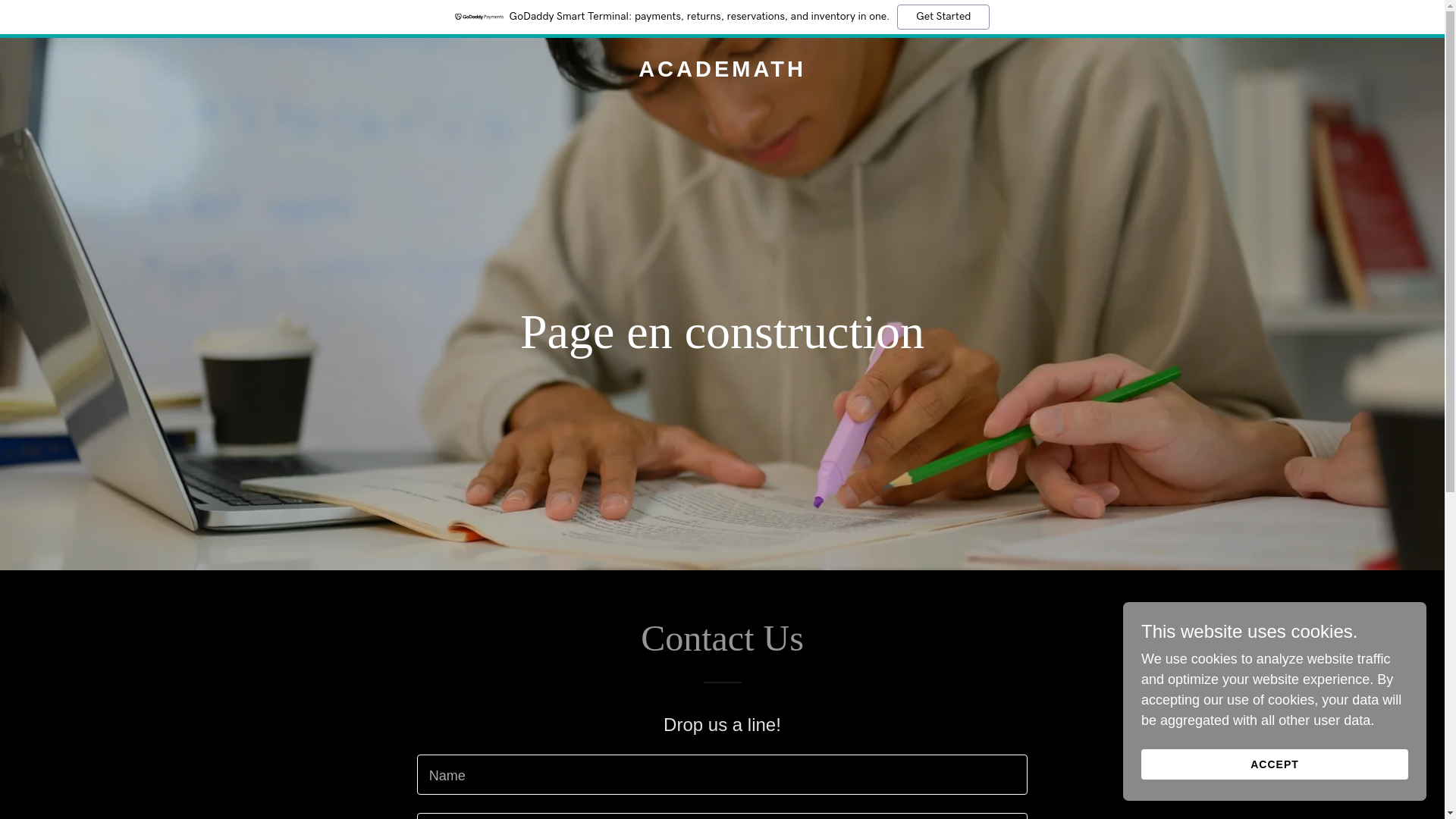 website screenshot of https://academath.ca/