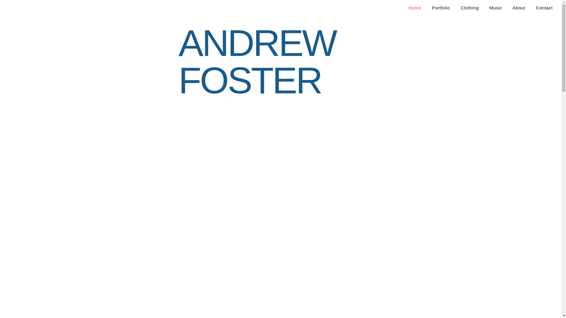 website screenshot of https://andrewfosterartist.co.uk/