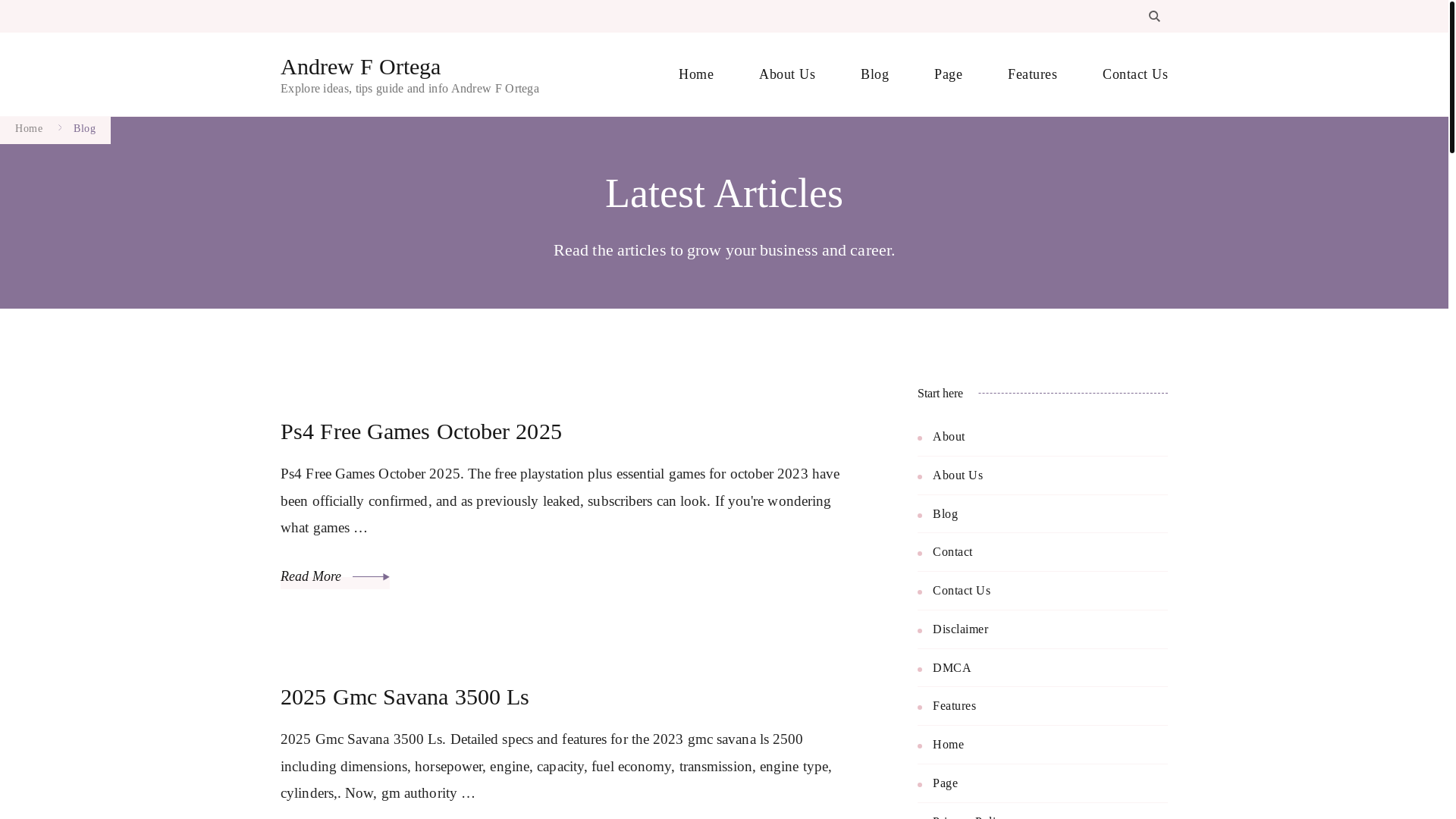 website screenshot of https://andrewfortegaj.pages.dev/