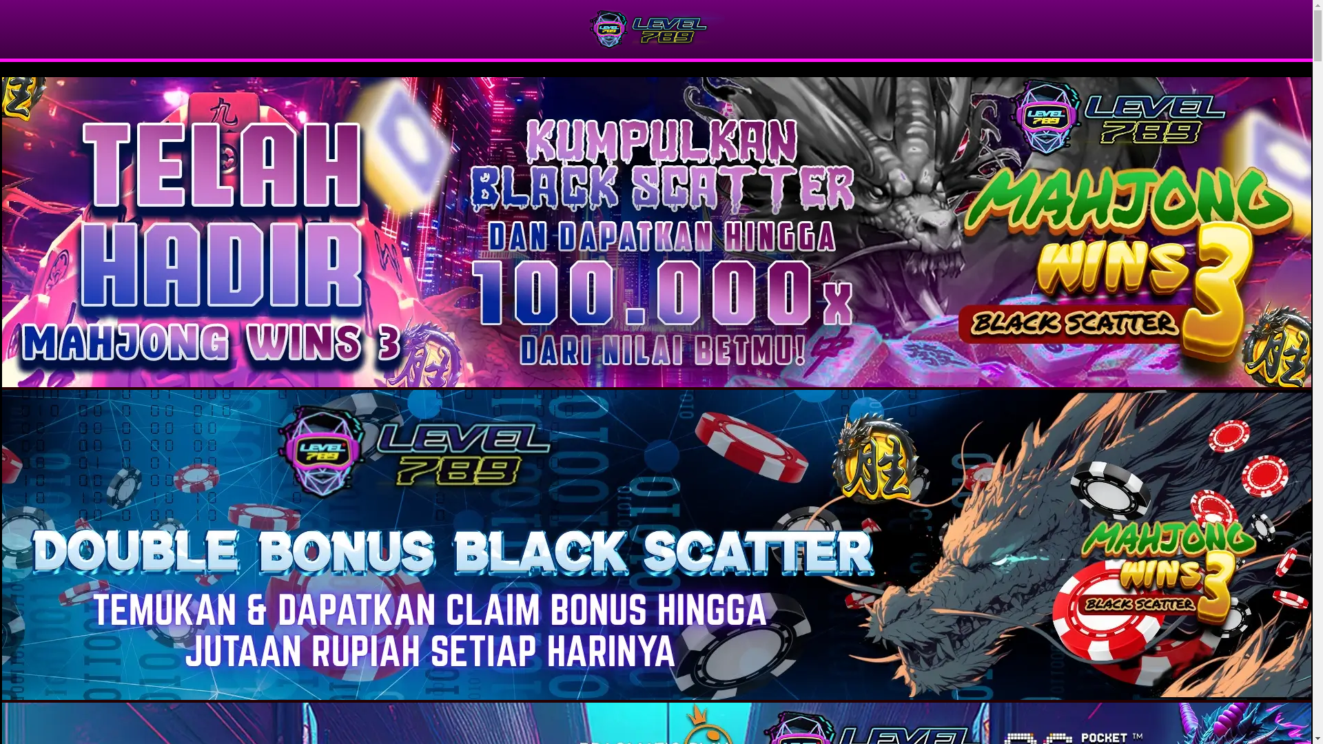 website screenshot of https://level789rtpdong.online/