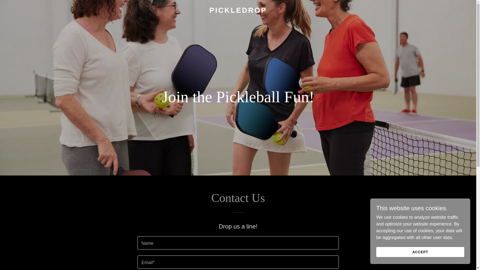 website screenshot of https://pickledrop.net/