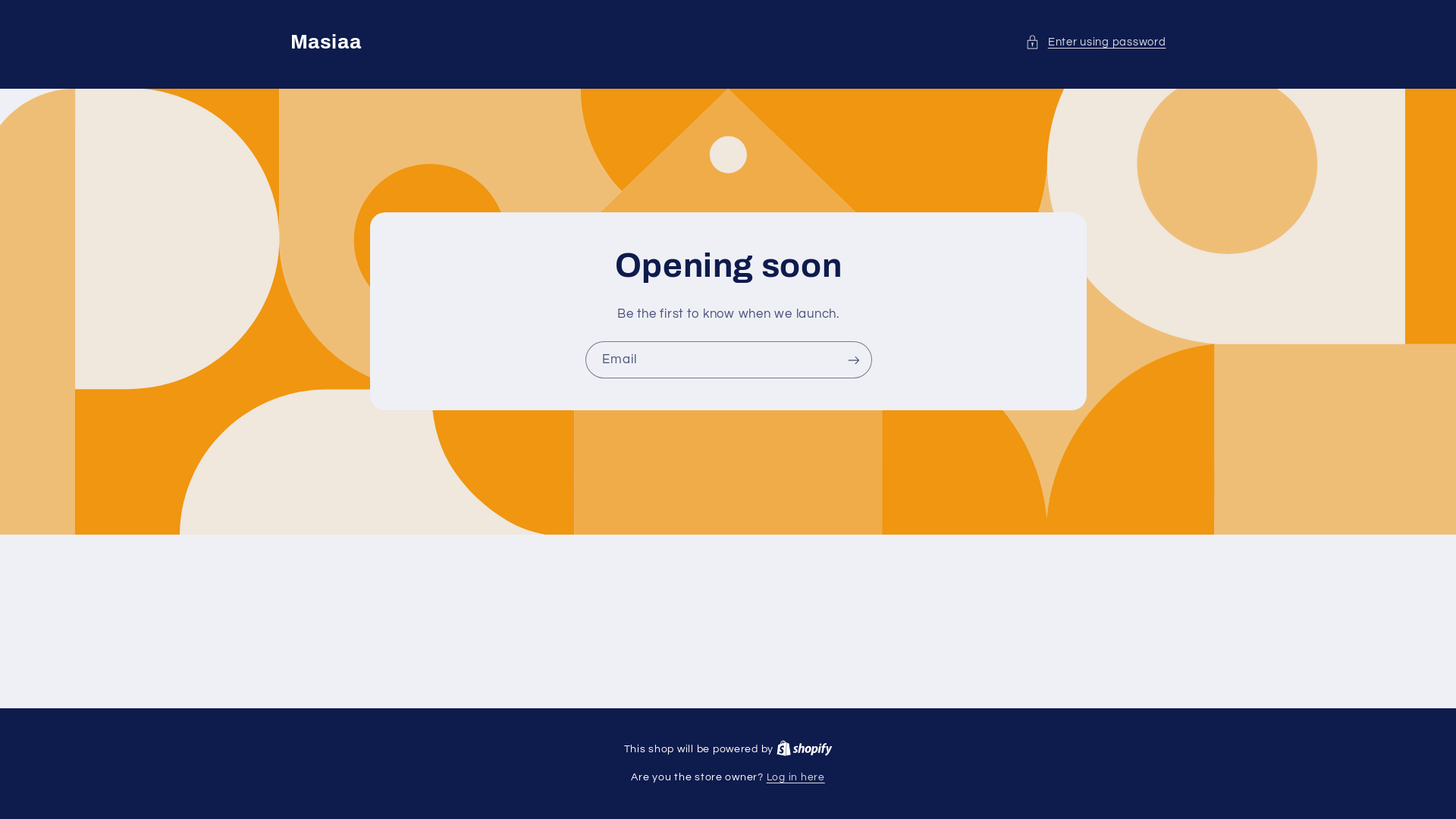 website screenshot of https://masiaa.com/
