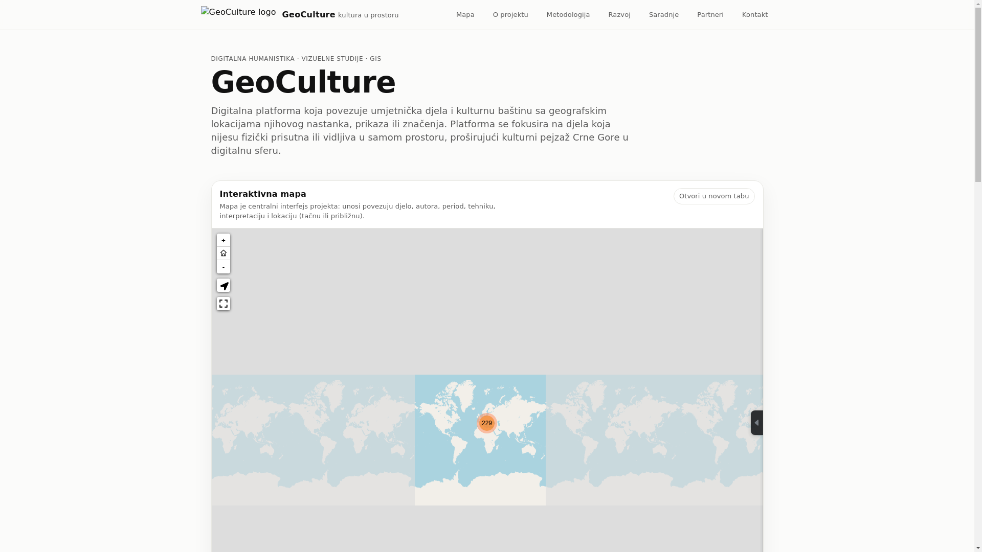 website screenshot of https://geocultureinfo.me/