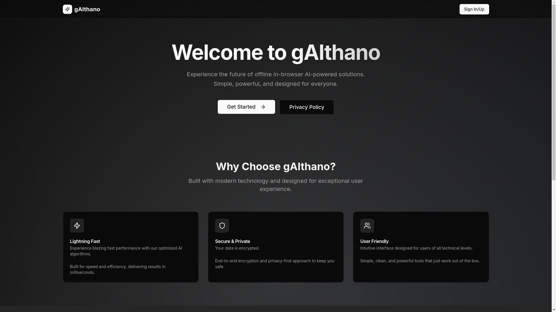 website screenshot of https://gaithanoredirect.pages.dev/