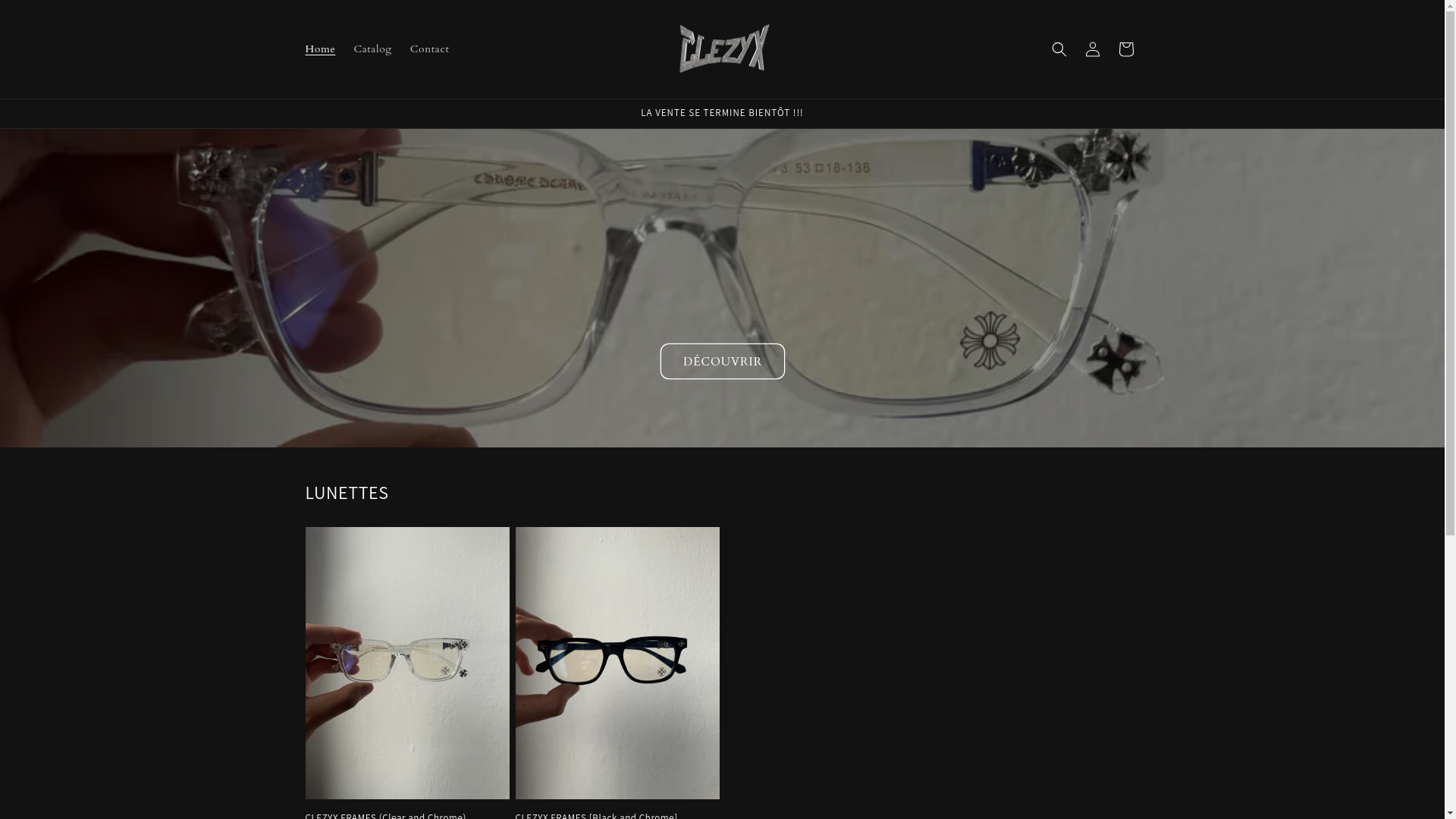 website screenshot of https://clezyx.com/