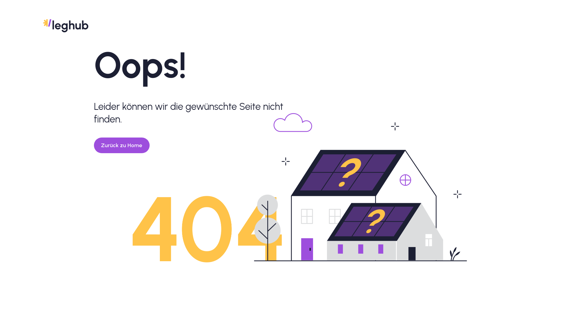 website screenshot of https://www.leghub.ch/some-url-here