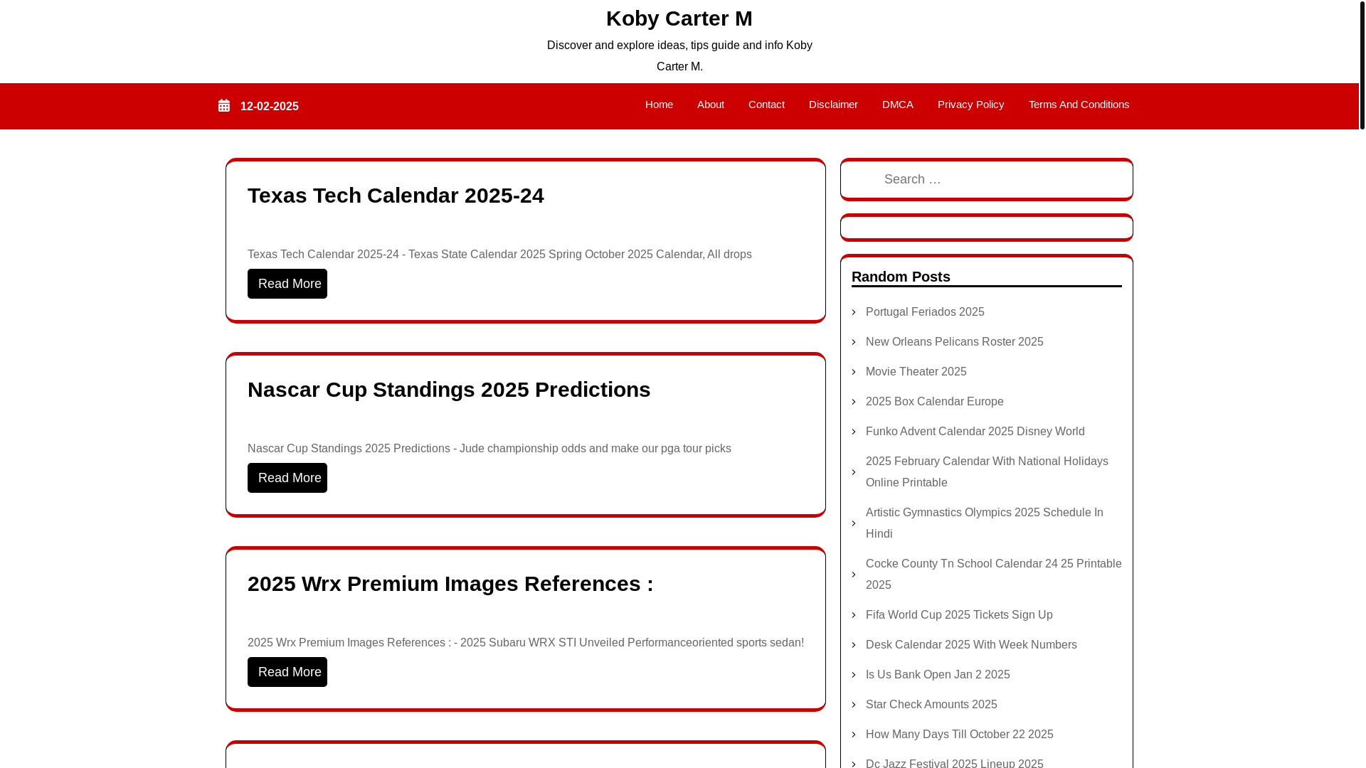 website screenshot of https://kobycarterm.pages.dev/