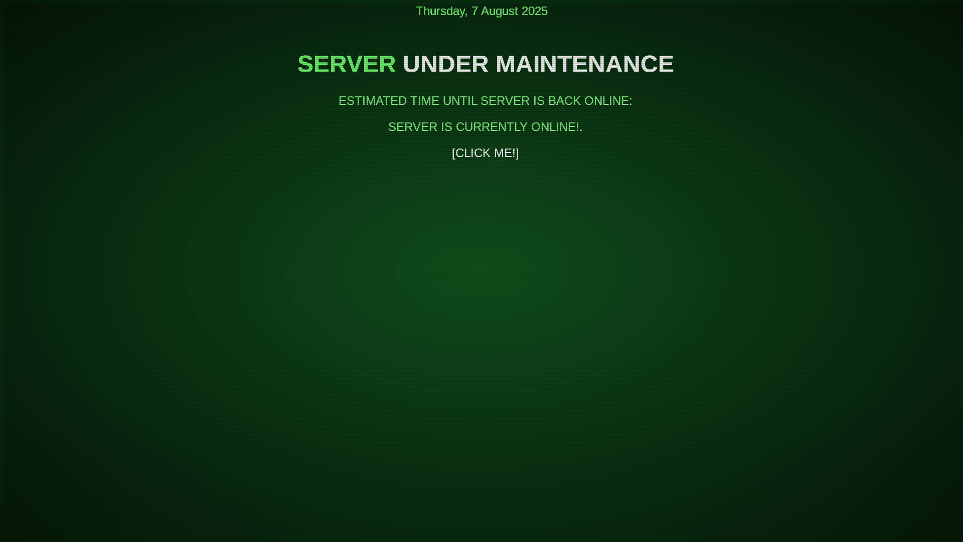 website screenshot of https://zenime-maintenance.pages.dev/