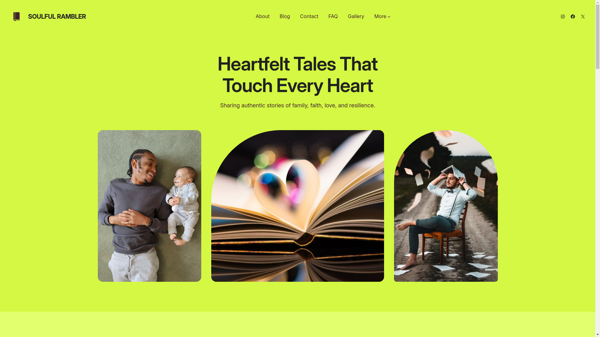 website screenshot of https://livingandlearning365.com/