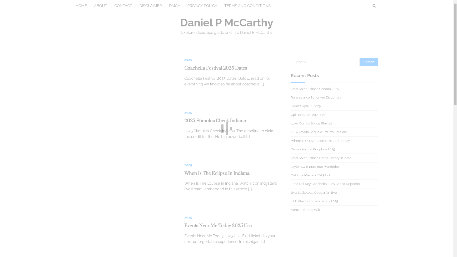 website screenshot of https://danielpmccarthys.pages.dev/