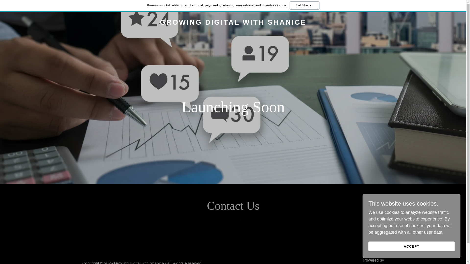 website screenshot of https://growingdigitalwithshanice.com/