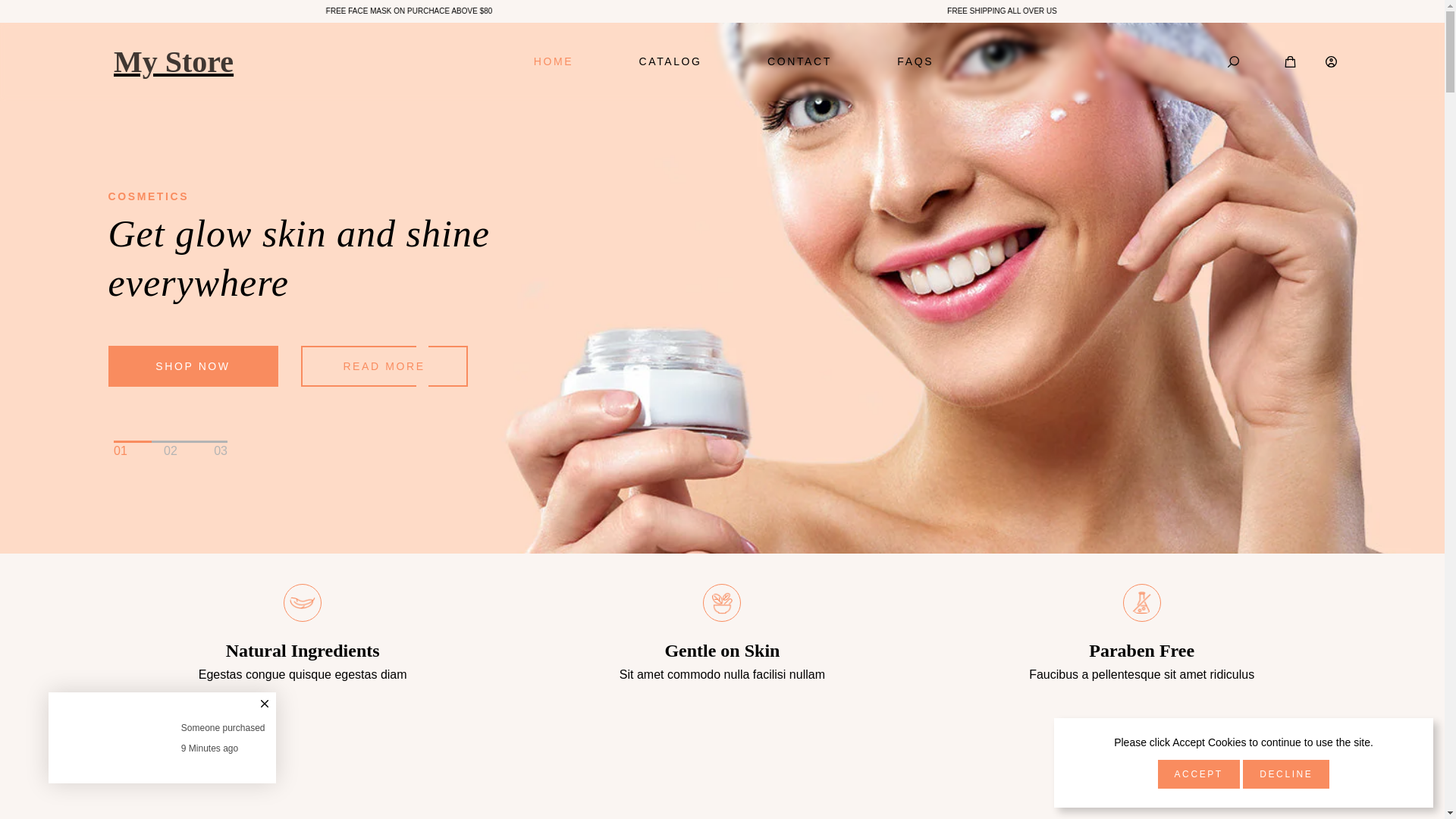 website screenshot of https://lushra.vip/