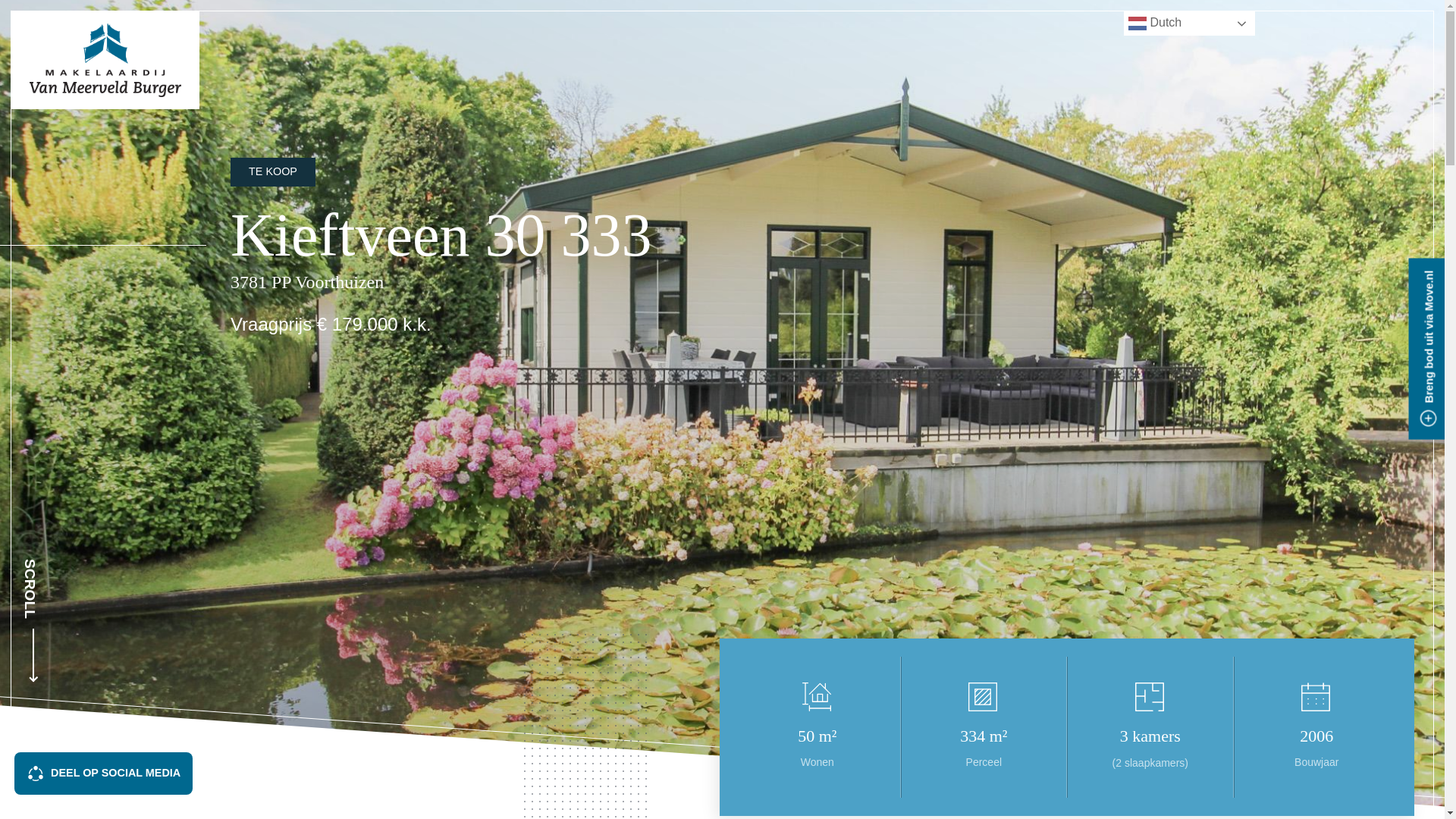 website screenshot of https://kieftveen30-333voorthuizen.nl/