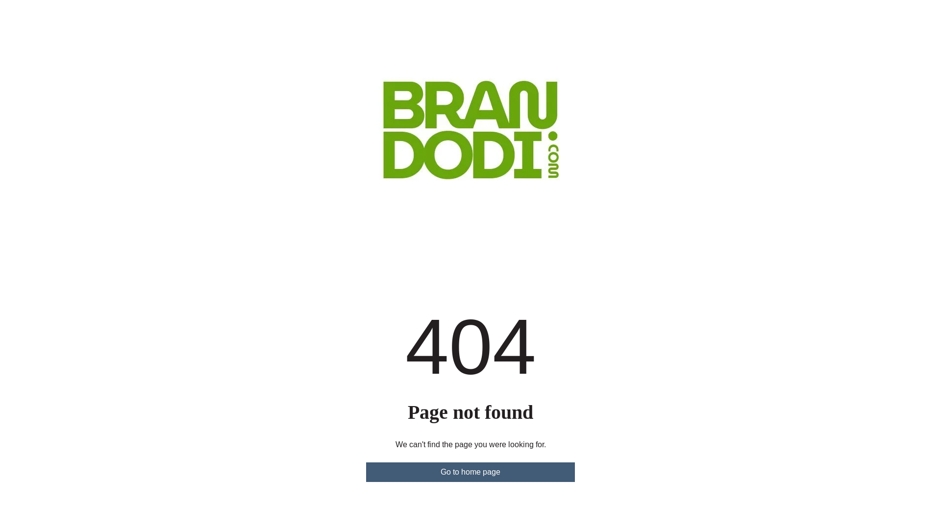 website screenshot of https://brandodi.com/