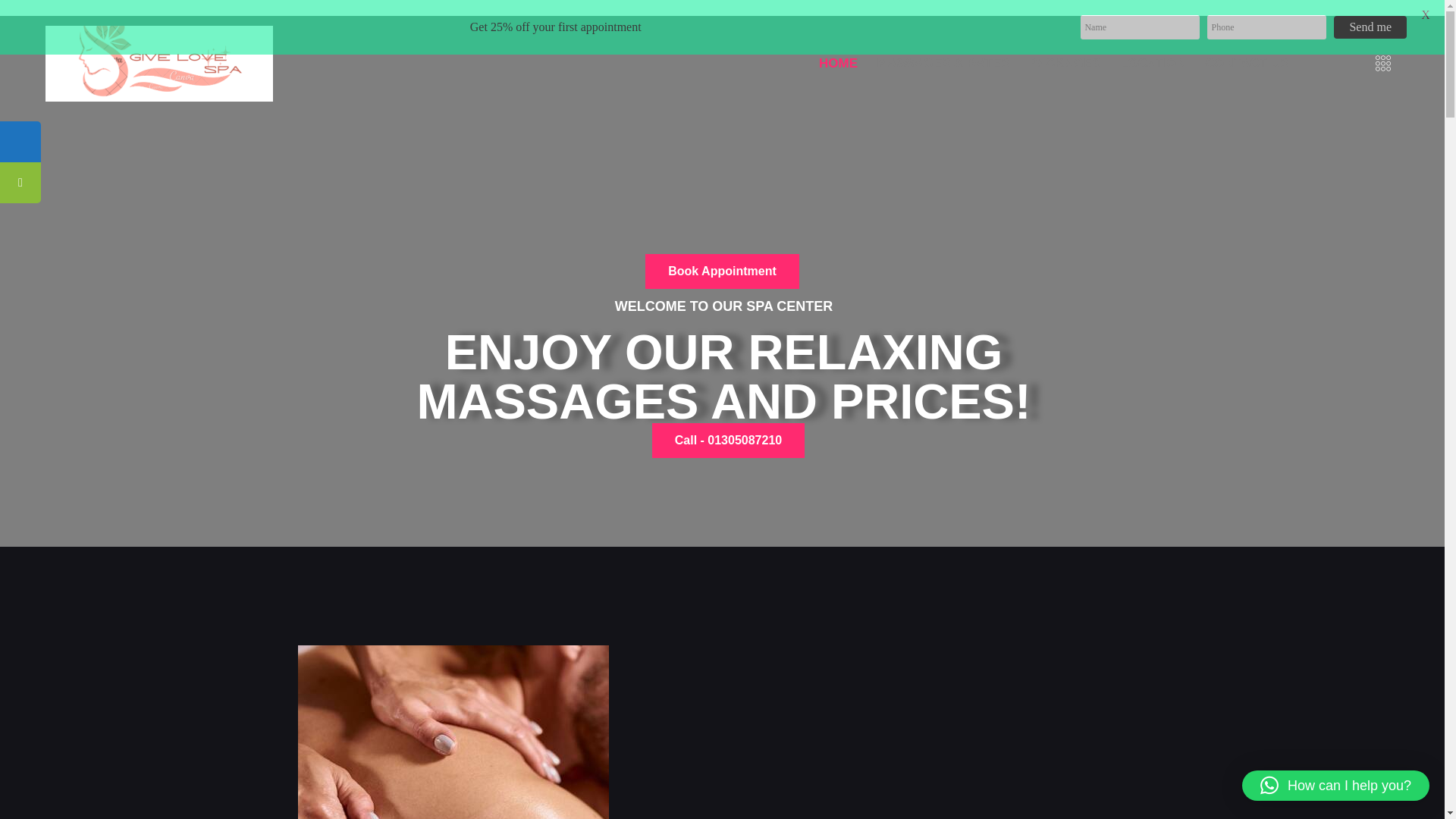 website screenshot of https://luxehavenspa.com/