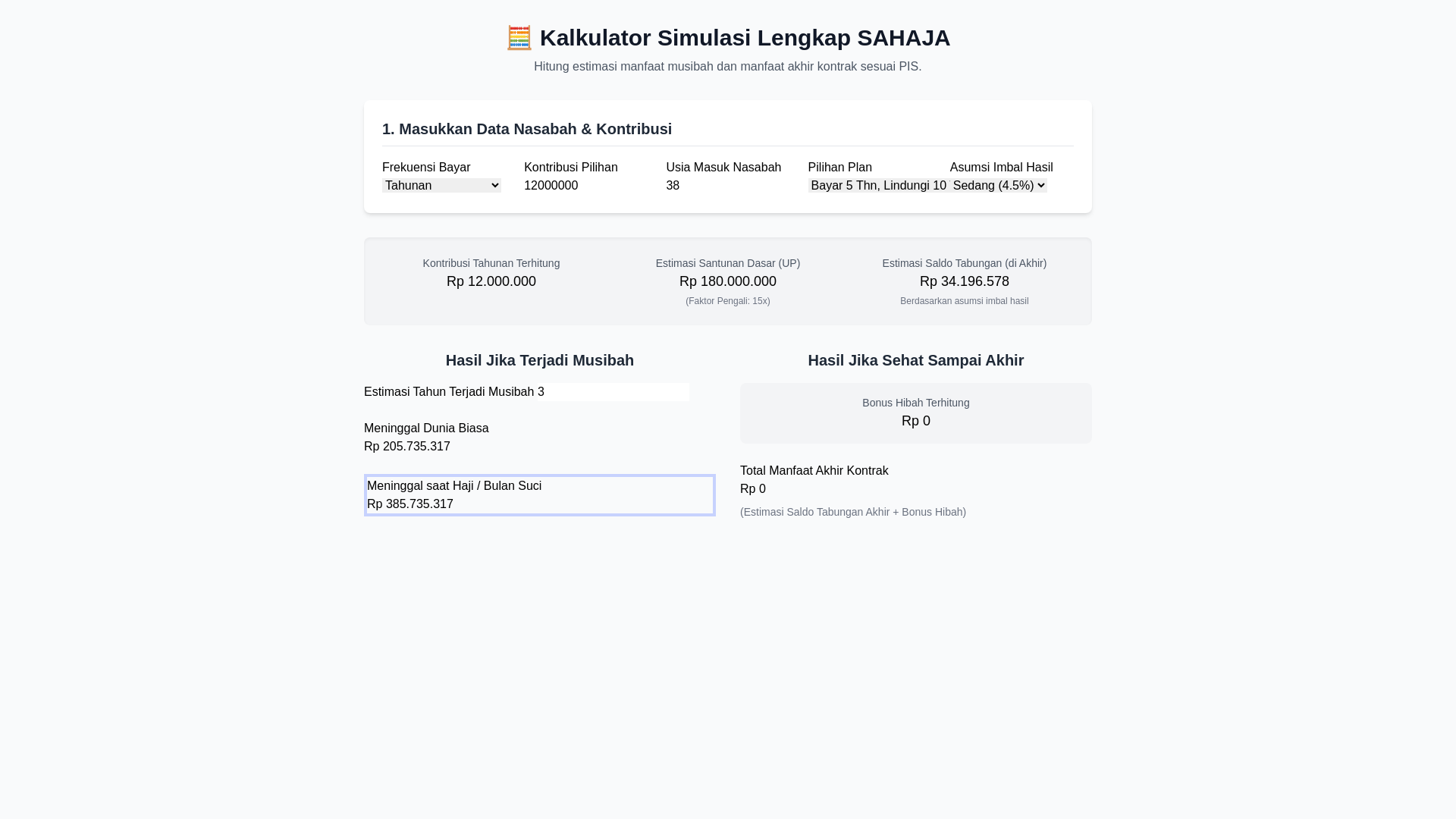 website screenshot of https://kalkulator-sahaja-01.pages.dev/