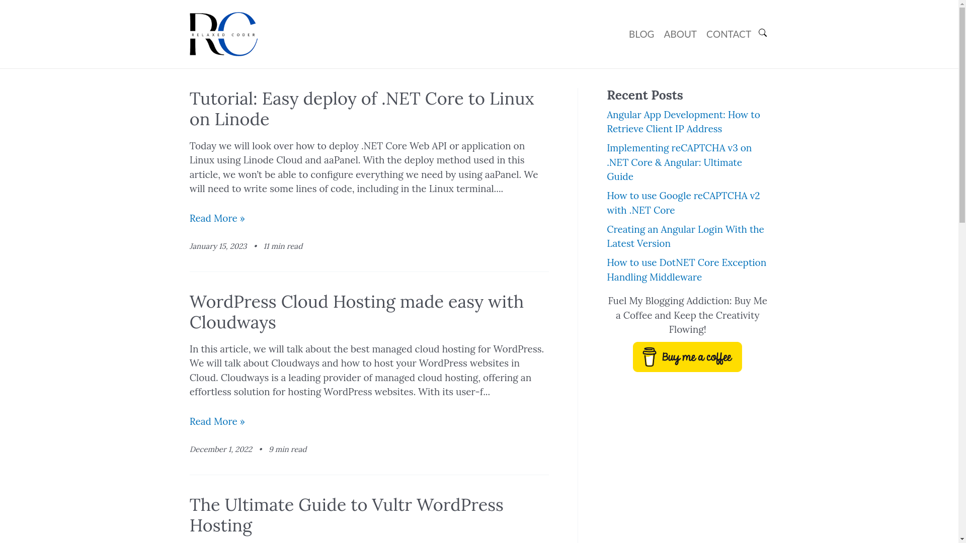 website screenshot of https://relaxedcoder-com.pages.dev/