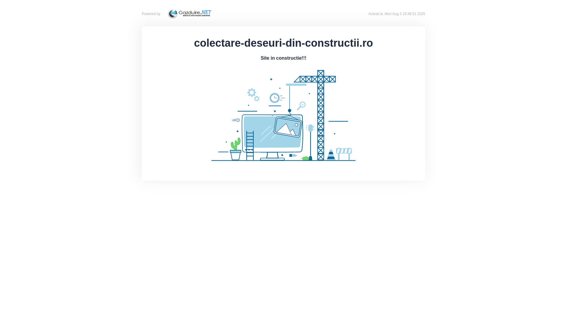 website screenshot of https://colectare-deseuri-din-constructii.ro/