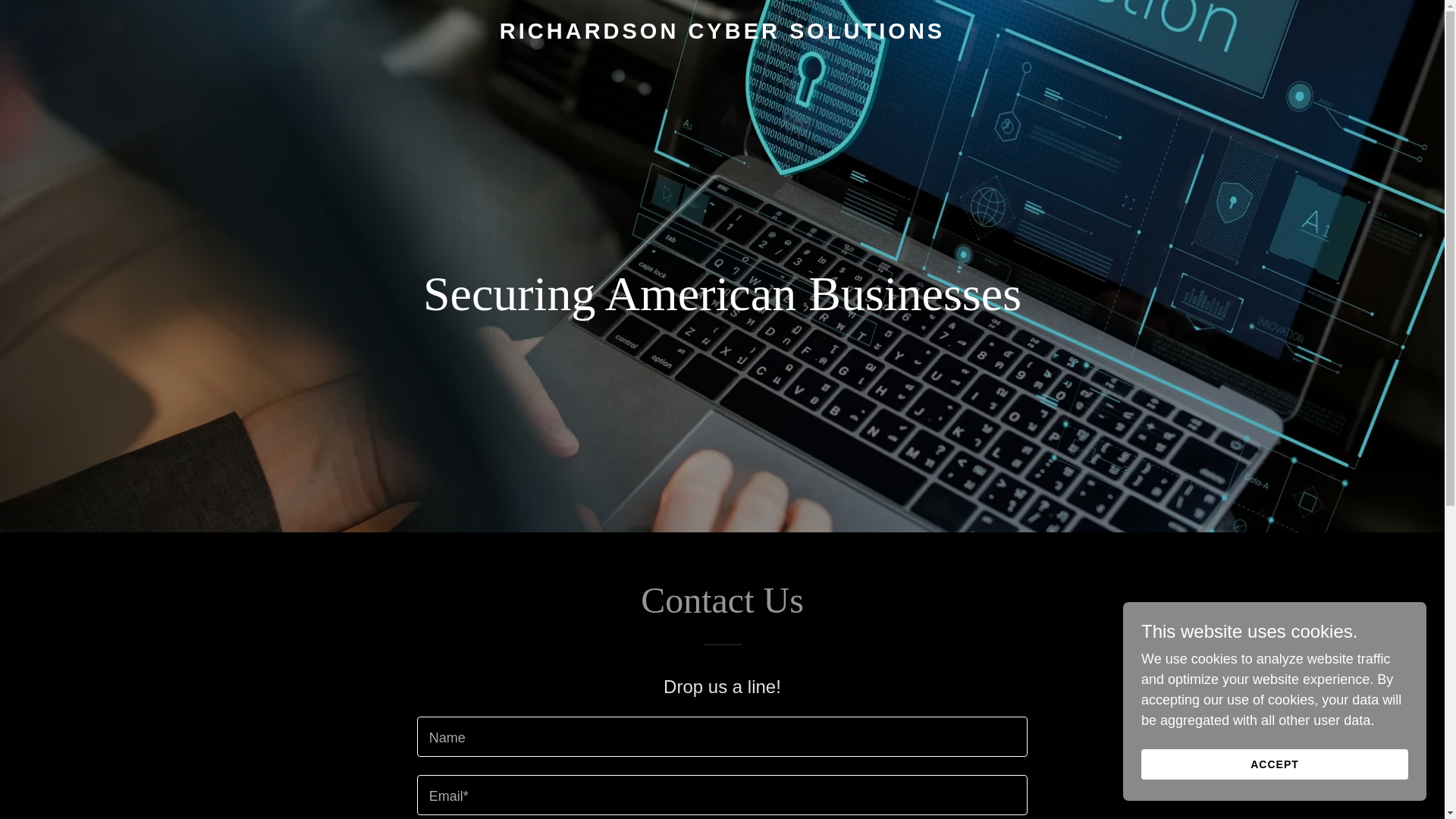 website screenshot of https://richardsoncyber.net/