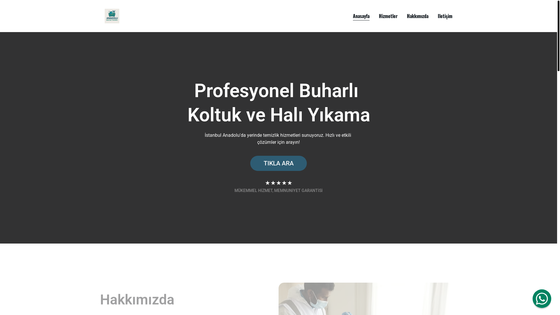 website screenshot of https://istanadolukoltukyikama.com/