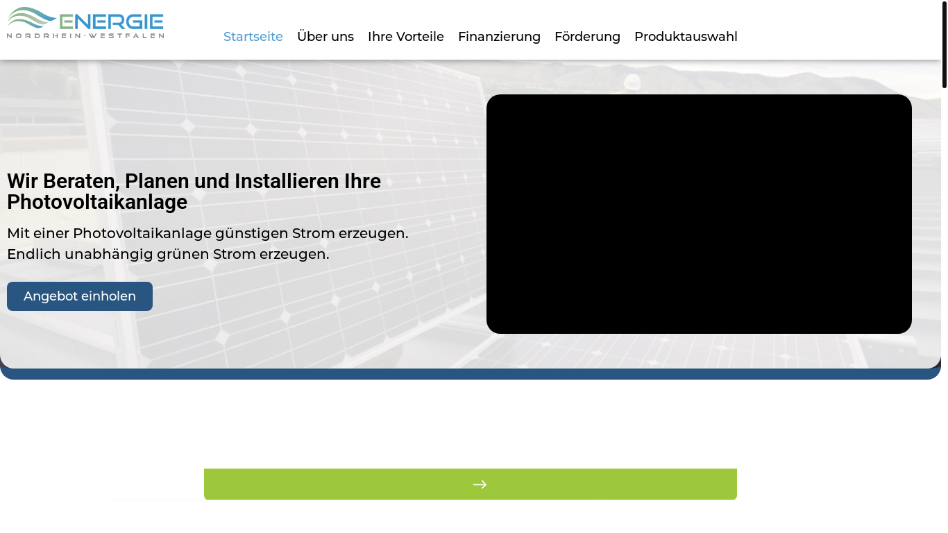 website screenshot of https://energienordrheinwestfalen.com/
