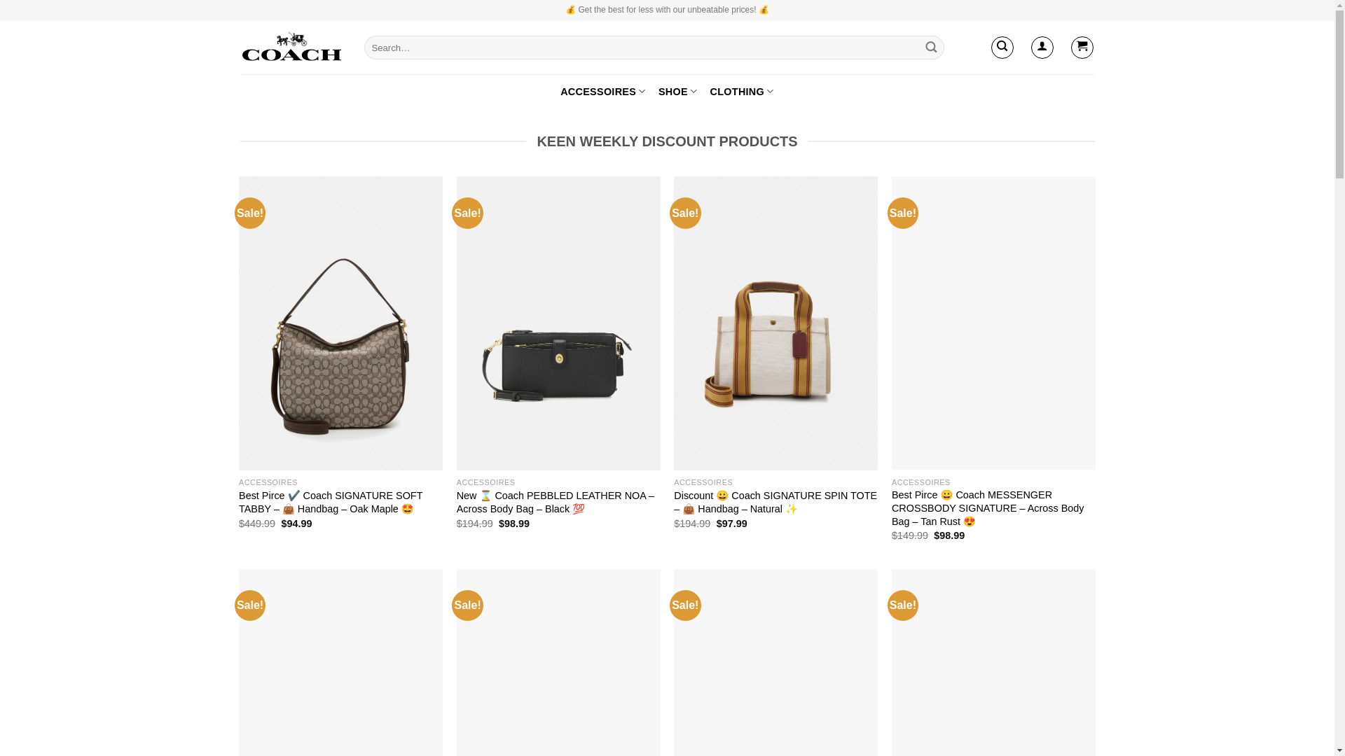 website screenshot of http://coach-sales.com/