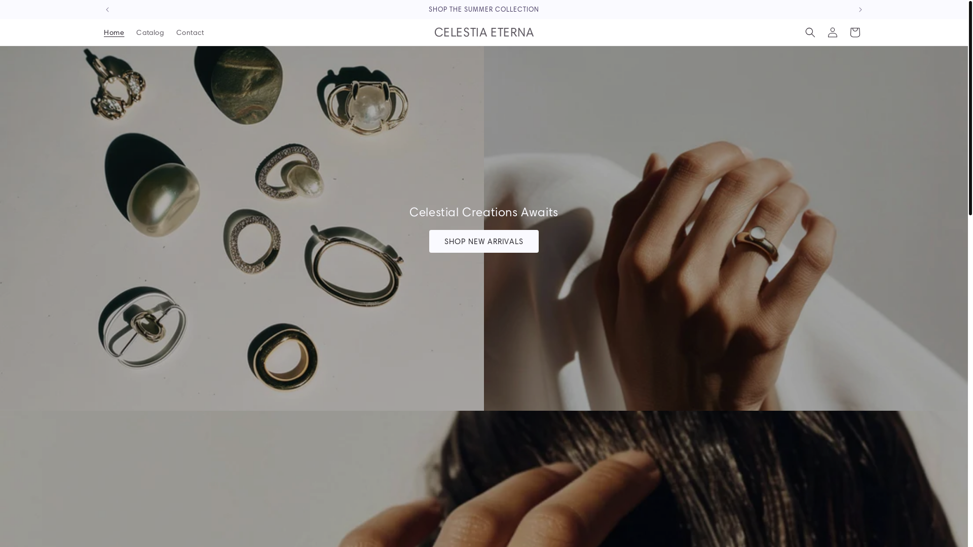 website screenshot of https://celestiaeterna.top/