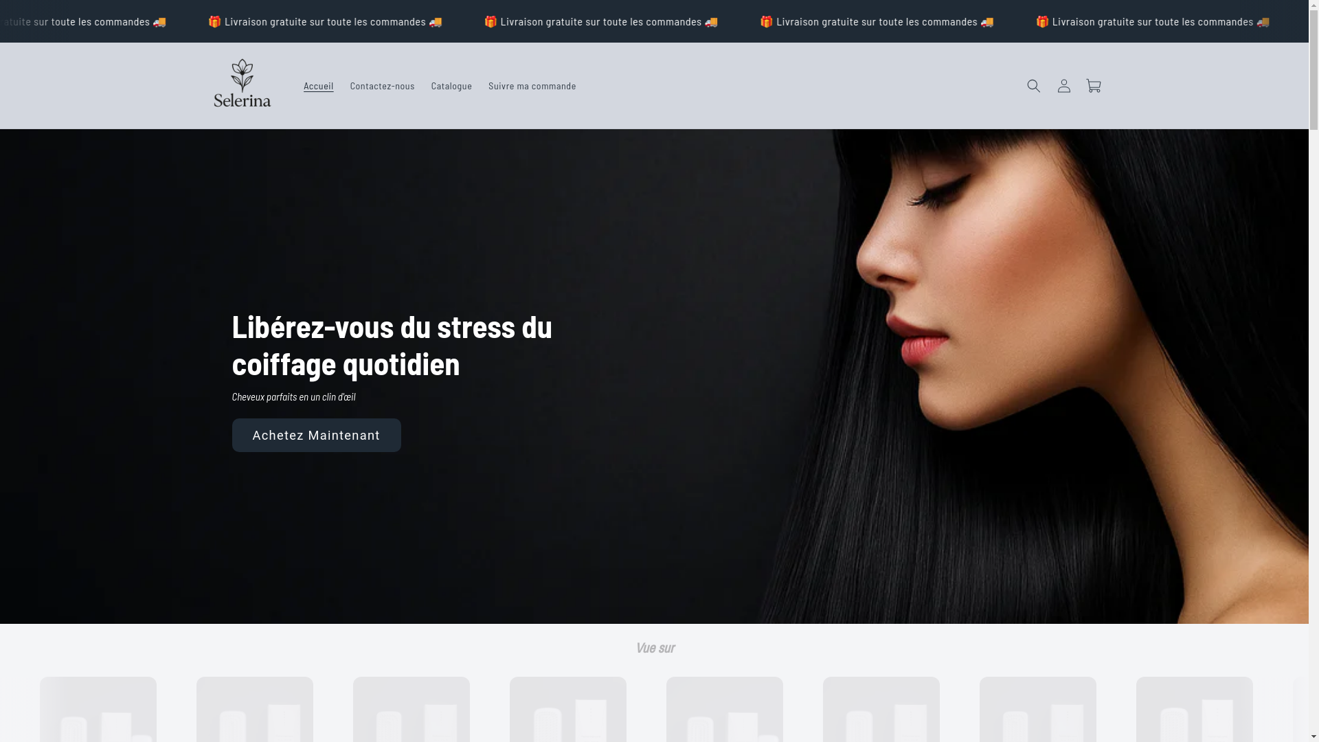 website screenshot of https://selerina.online/