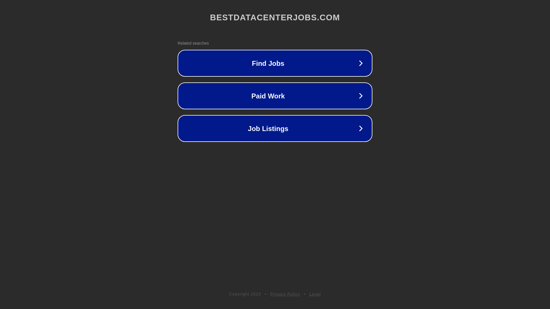 website screenshot of https://bestdatacenterjobs.com/