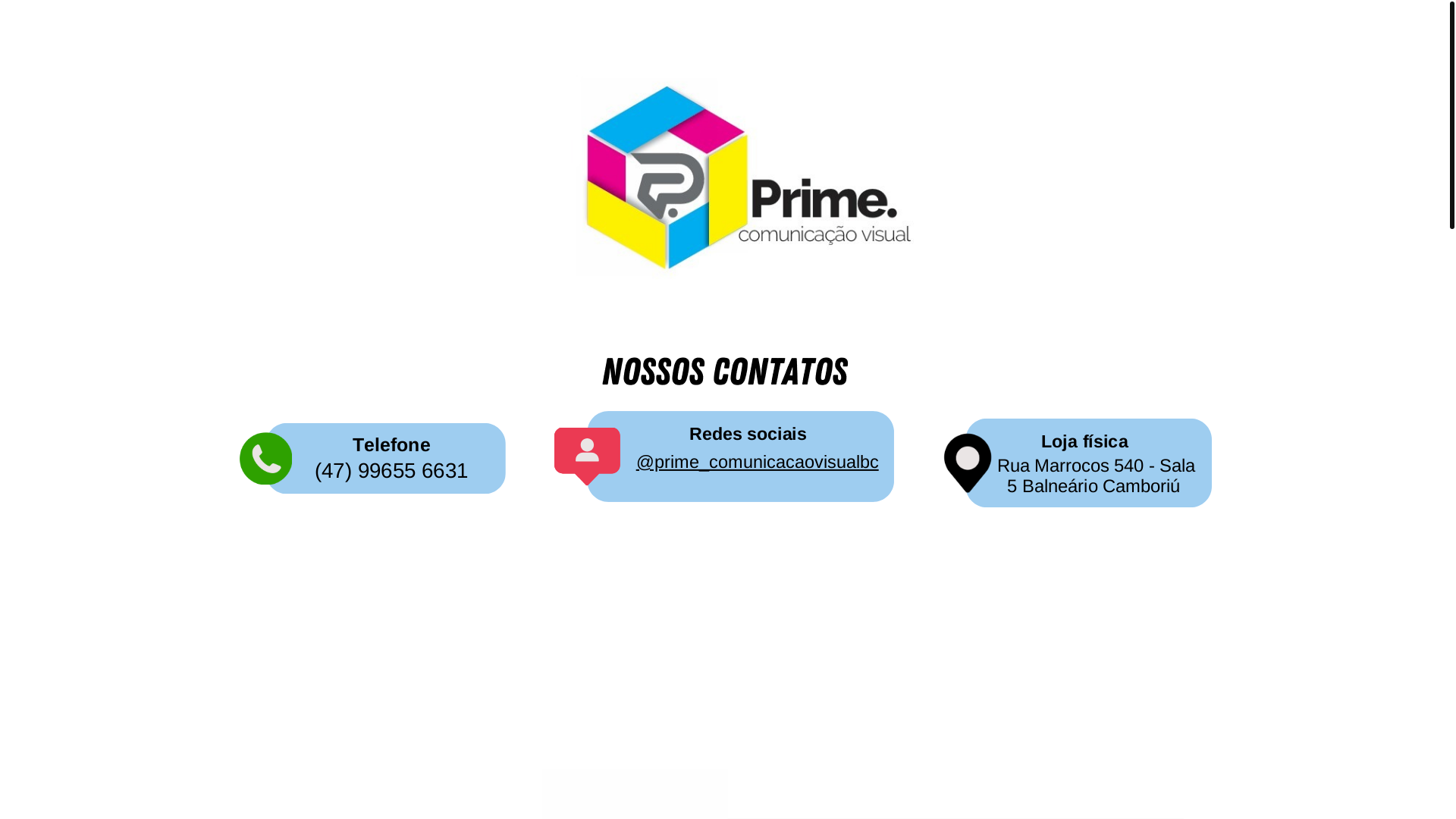 website screenshot of https://primecomunicacao.art.br/