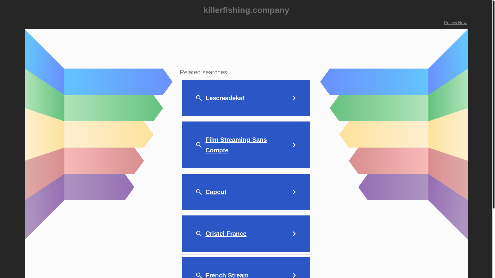 website screenshot of https://killerfishing.company/