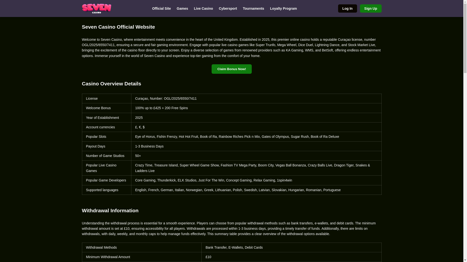 website screenshot of https://sevencasino-online-uk.pages.dev/
