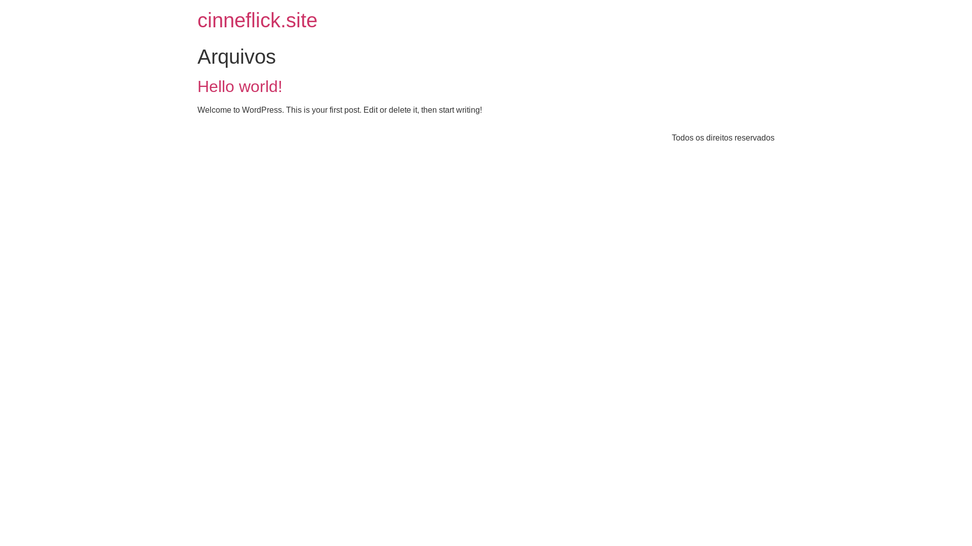 website screenshot of https://cinneflick.site/