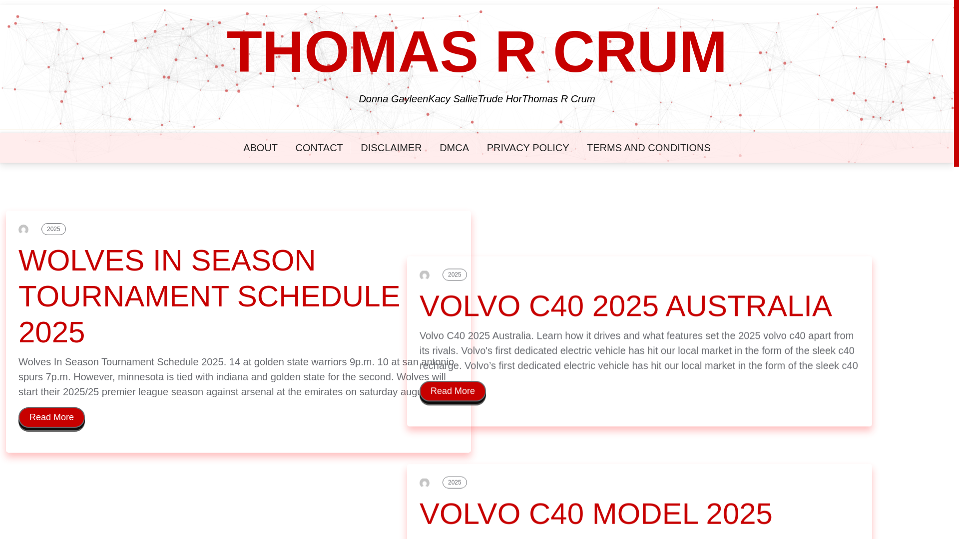 website screenshot of https://thomasrcrumj.pages.dev/