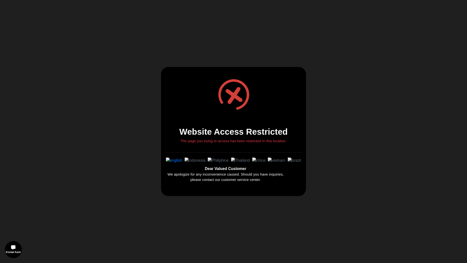 website screenshot of https://rajawd777bro.ink/