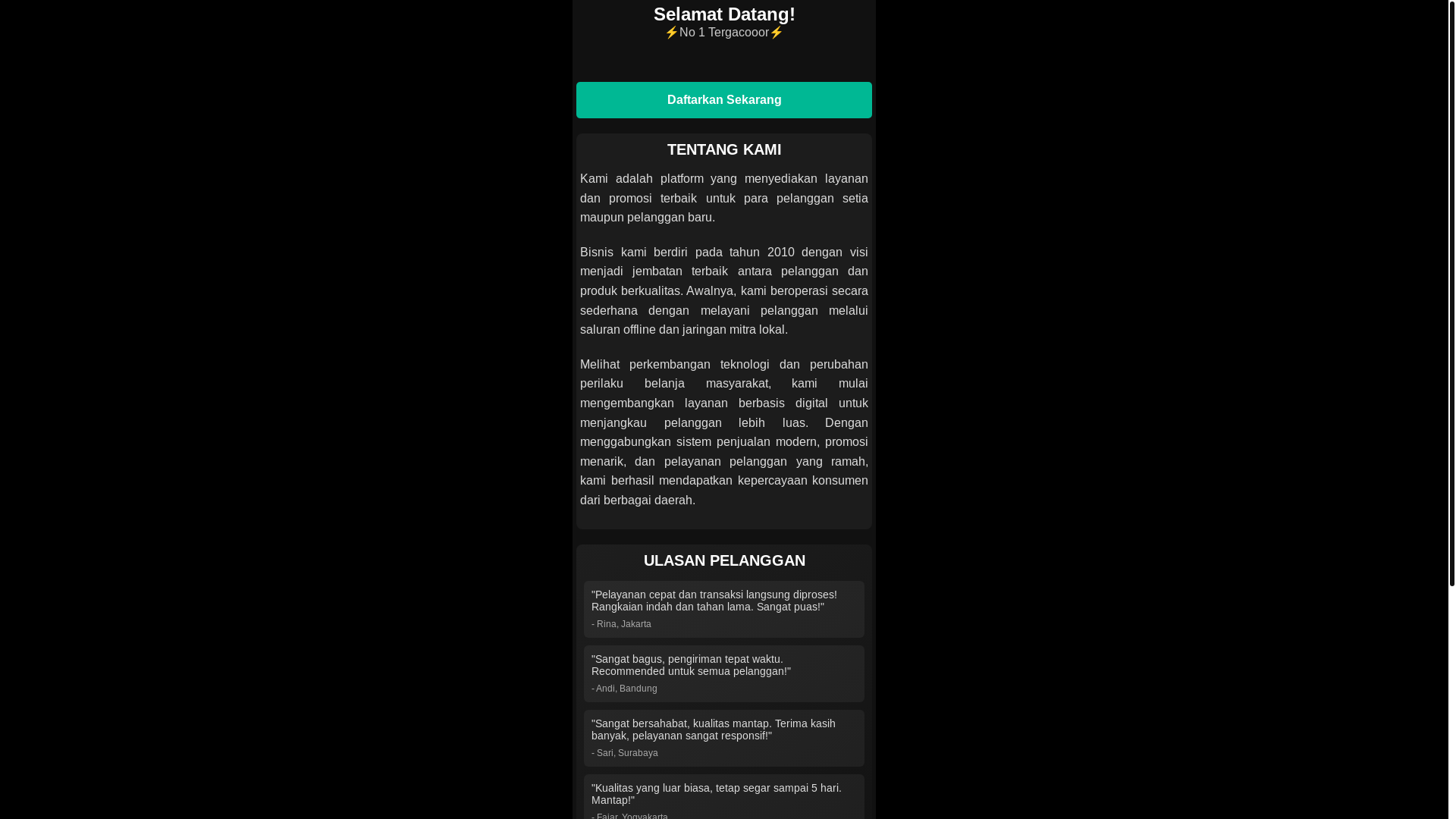 website screenshot of https://ayomerdeka80.pages.dev/