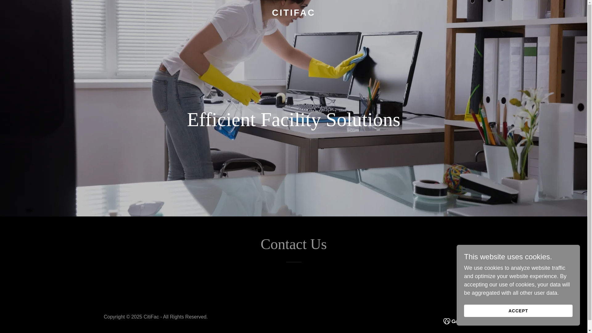 website screenshot of https://citifac.in/