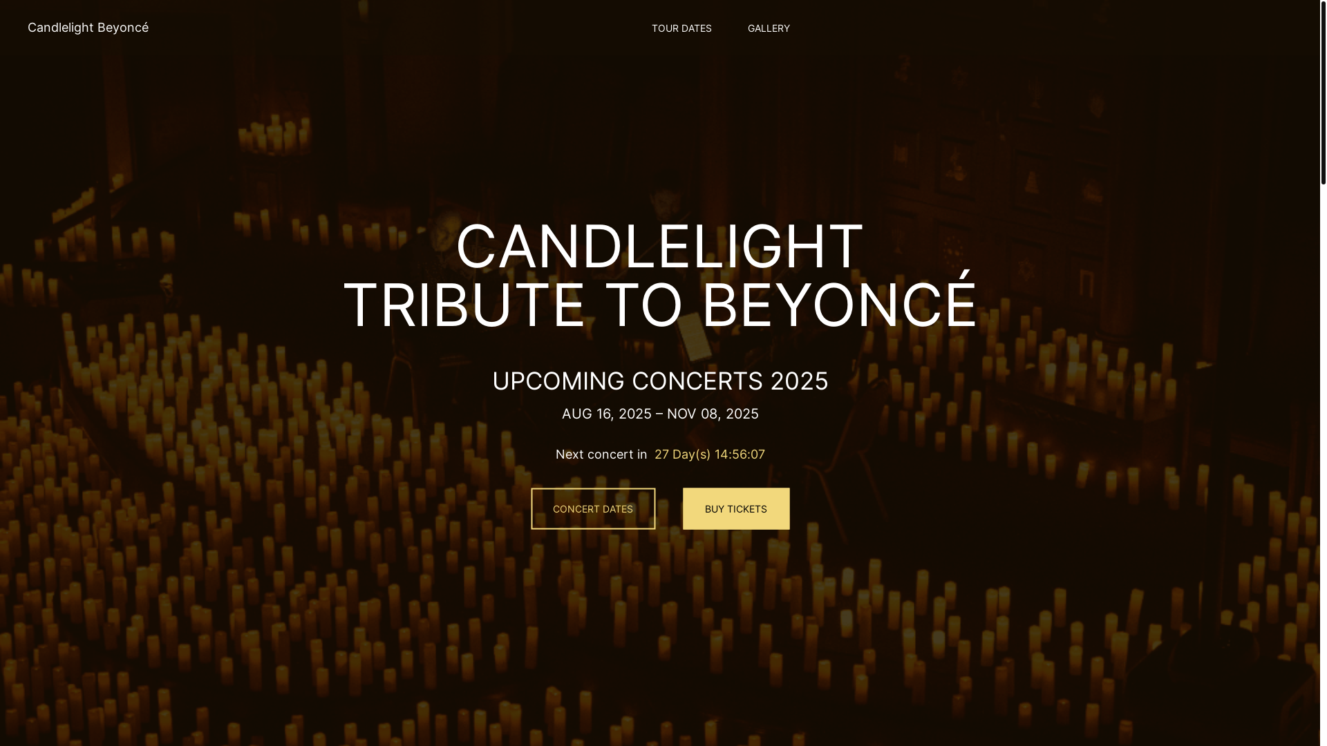website screenshot of https://beyoncecandlelight-com-github-io.pages.dev/