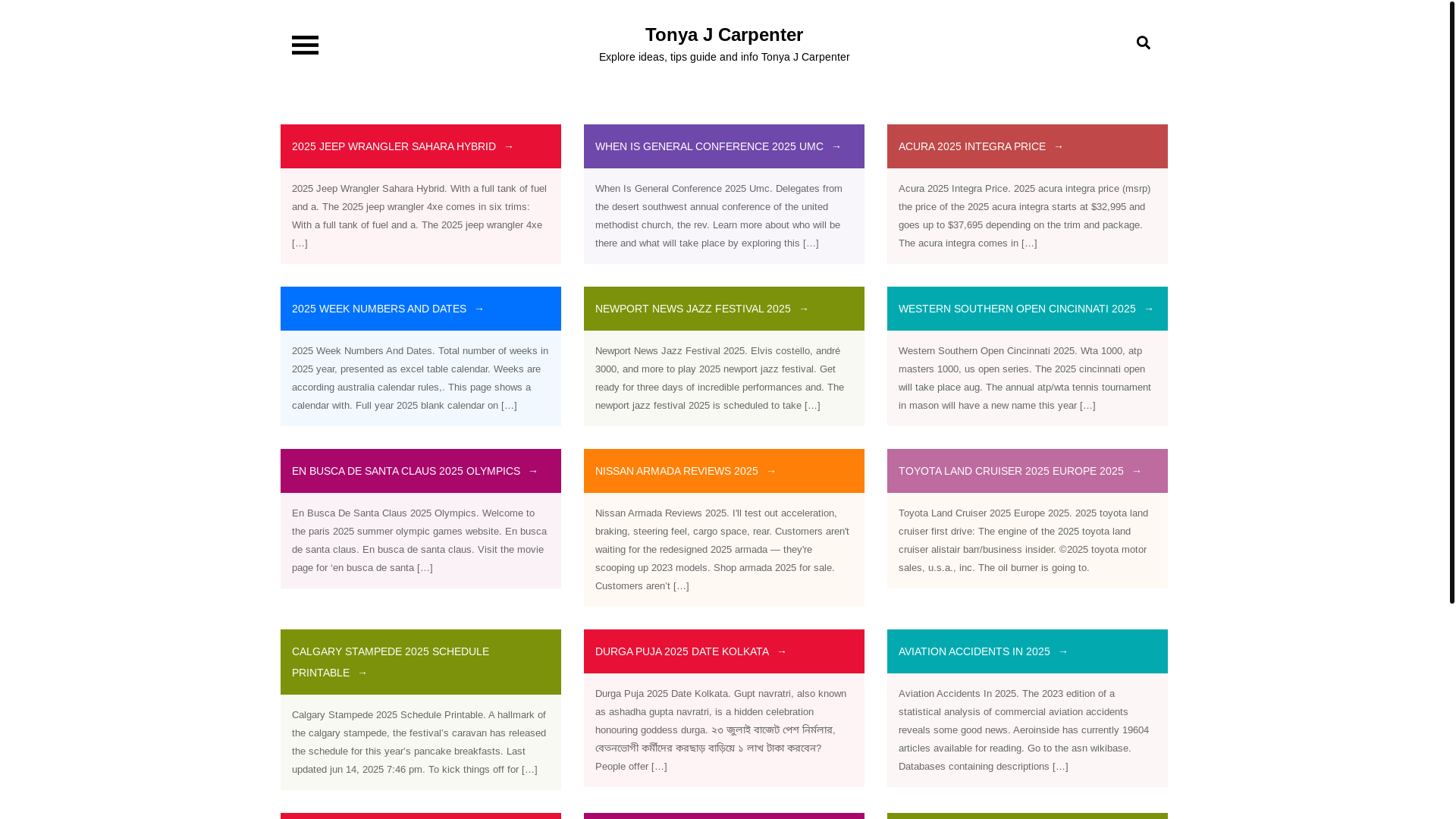 website screenshot of https://tonyajcarpenterr.pages.dev/