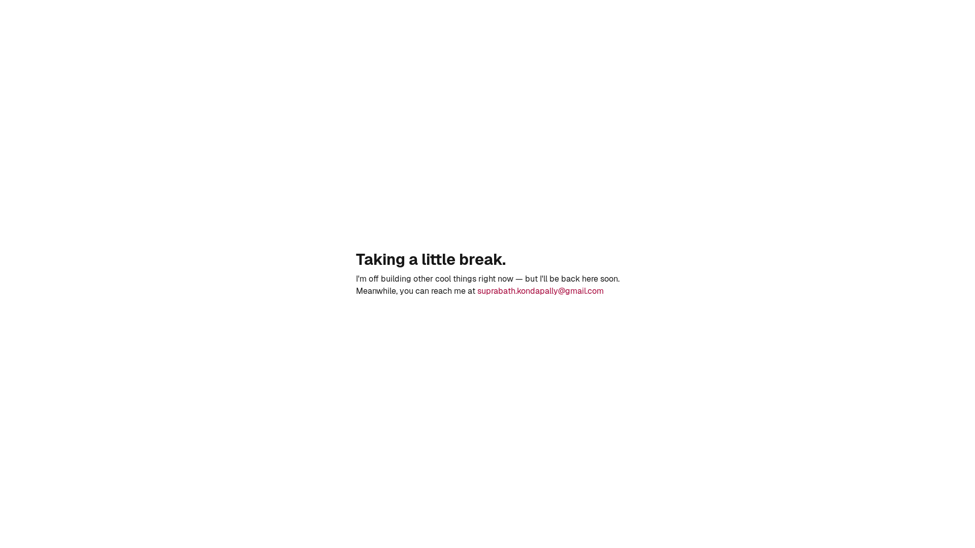 website screenshot of https://suprabath.dev/
